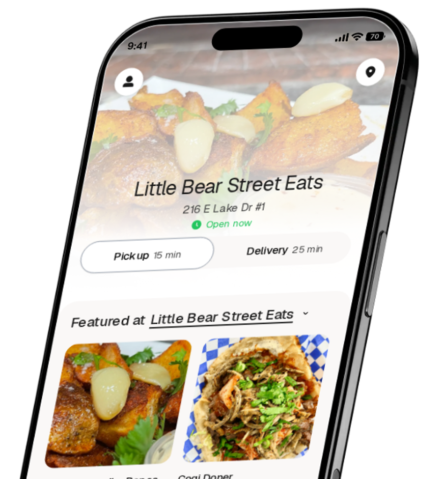 Little Bear Street Eats app preview
