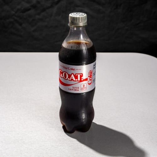 Bottled Diet Coke.