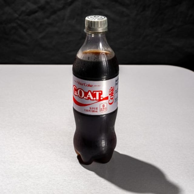 Bottled Diet Coke.