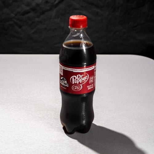 Bottled Dr. Pepper.