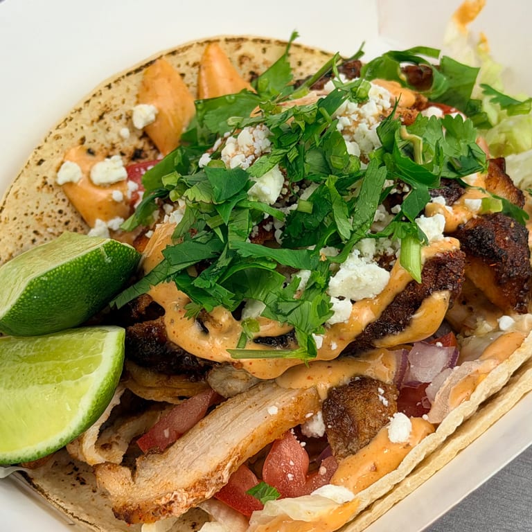 Delicious Chicken Tacos Await