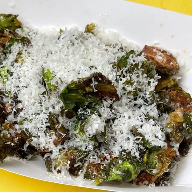 Fried Brussels Sprouts.