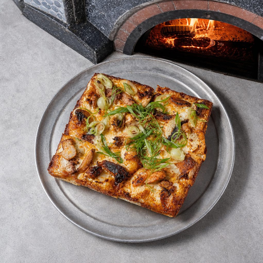 Garlic Chicken & White Truffle Pie.