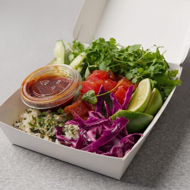 Spicy Tuna Poke Bowl.
